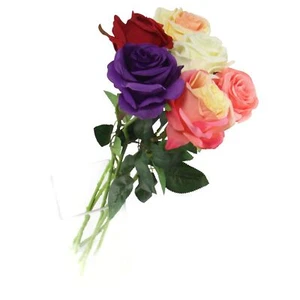 Rosas premium Soft Touch - tallo de rosa artificial de seda - Imagen 1 de 14