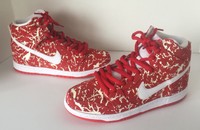New Nike Men's Shoes SB Dunk High Premium 'Raw Meat' 313171-616 Men's Size 7