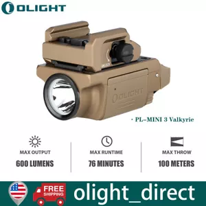 Olight PL-MINI 3 Valkyrie Rail-mounted Weaponlight Tactical Light with Strobe - Picture 1 of 17