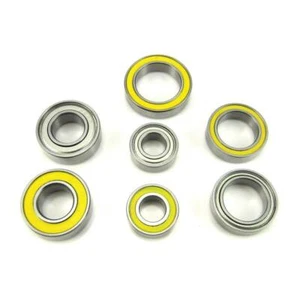 TRB RC Ceramic Front & Rear Diff Bearing Set YEL (7) for Traxxas 4x4 Slash - Picture 1 of 1