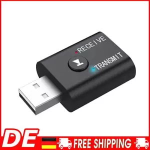 TR6 USB Bluetooth 5.0+EDR Sender Empfänger 2 AUX Jack Wireless Audio Adapter - Photo 1/12