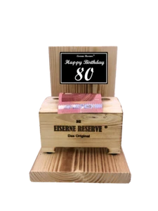 Eiserne Reserve ® Geldbox 80 Geburtstag Geldgeschenk - Geschenkidee zum 80. - Bild 1 von 8