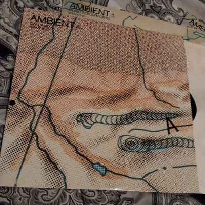 BRIAN ENO LP ON LAND AMBIENT 4 UK Record 1ST PRESS EX++ - Image 1 of 4