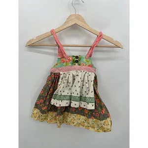 Vestido Matilda Jane Platino Serendipia Día Perfecto Nudo Delantal Frontal Niñas 12 MO - Imagen 1 de 6