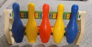 Vintage 1973 Fisher Price Bowling Toy No Ball Included Moving Pins Score Counter - Picture 1 of 10