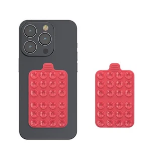 2x silikonowy uchwyt na przyssawkę na telefon komórkowy - uchwyt na telefon komórkowy samoprzylepny - 5,5 x 9cm - Zdjęcie 1 z 8