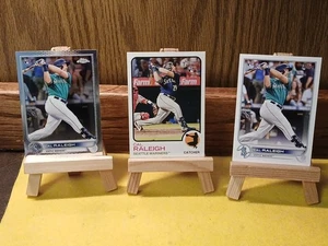 CAL RALEIGH 2022 Topps Chrome Rookie #149,Heritage #367 & Series 1 #277 RC MVP! - Picture 1 of 8