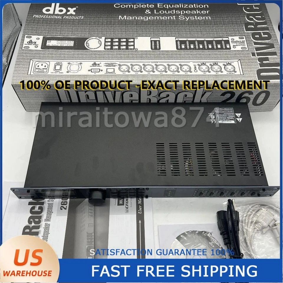 NEW Drive Rack 260 DBX DriveRack 2x6 Speaker Management Processor PROAUDIOSTAR - Image 1 of 4