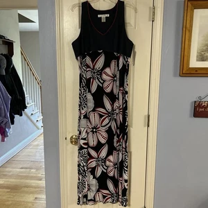 AA Studio Damen Kleid Größe 18 Stil 1207-36 Schwarz Rot Weiß Neu Maxi - Bild 1 von 10