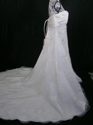 Sottero and Midgley Wedding Dress 16 Ivory A-Line Corset Heavy Gown Embroidery - Image 1 of 4