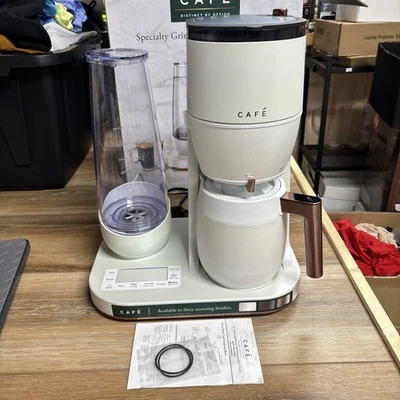 Cafe Specialty Matte White/Rose Gold Thermal Carafe Grind/Brew Coffee Maker WiFi - Image 1 of 3