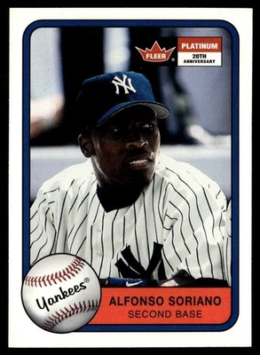 2001 Fleer Platinum Alfonso Soriano New York Yankees #46 - Image 1 of 2