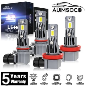 For Ford Expedition 2019-2021 Combo 4x LED Headlights Hi-Lo Beam Bulbs 72000LM - Picture 1 of 16