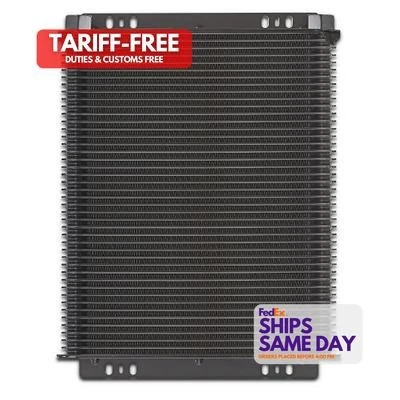 Proform 69570-40, One Black Aluminum Oil Cooler Universal 40 Row Performance Par - Image 1 of 4