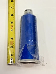 Madeira NEW Embroidery Thread Cone #40 ~ 135x2 ~ 1842 Blue  ~ 5000m - Picture 1 of 4