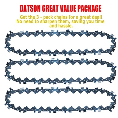 3 x Chainsaw Chains Suit Fit For Ozito PXBPCS-1815 Pruning Chainsaw 160mm Bar - image 1 of 4