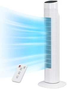 31 Electric Tower Fan That Blow Cold Air Quiet Cooling Fan with Oscillation 7.5H - Picture 1 of 6