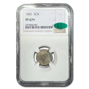 1883 Three Cent Nickel PF-67+ NGC CAC - Picture 1 of 3