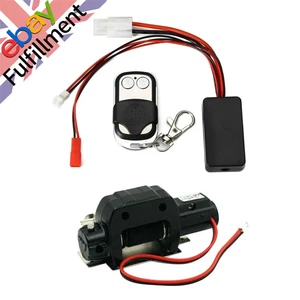 Warn Winch+Remote Control Receiver Kit for SCX10 D90 D110 TF2 TRX4 KM2 1/10 Car - Picture 1 of 11