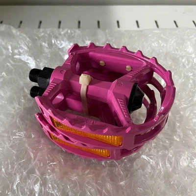 VTG KKT Pedals Pink 1/2" Made in Japan Old School BMX NOS - Image 1 of 4