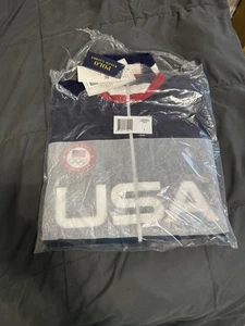 Polo Ralph Lauren 2022 Olympia Team USA Trainingsjacke Winterspiele Neu mit Etikett Größe L - Bild 1 von 7
