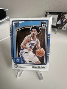 2024-25 Donruss Optic Jared McCain Rated Rookie Base #270 Philadelphia 76ers - Bild 1 von 2