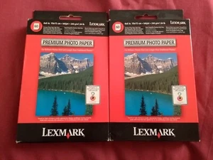 Lexmark Premium Photo Paper High Gloss 120 Sheets 4x6 in Inkjet 240 GSM NEW UK - Picture 1 of 8