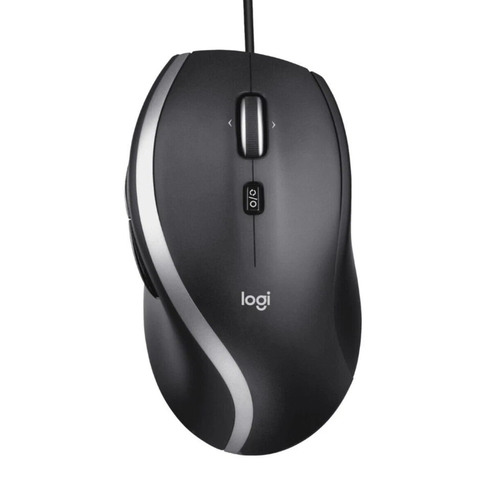 Logitech M500S Advanced USB Optisch Schwarz 7 Tasten 4000 dpi PC Maus 1,8 m - Bild 1 von 4