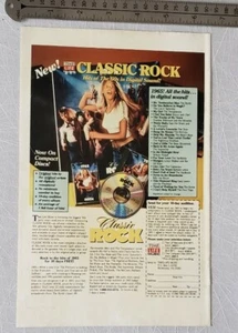 Time Life Classic Rock Hits Of The 60s Rare Print Ad - Picture 1 of 2