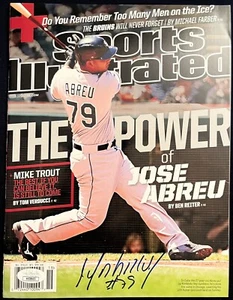 2014 May Sports Illustrated Jose Abreu Signed Autograph White Sox Astros JSA - Picture 1 of 2