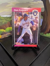1989 Donruss Don August #410 Baseball Card