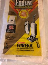Endust White - Westinghouse Vacuum Bag Type U Fits Eureka Can 3 / Pack