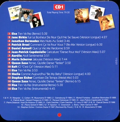 Les Années 80 Versions MAXI 45 t. CD Compilation Rareté VOL.1 CD1 - Image 1 of 2