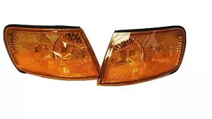 FITS 94-97 HONDA ACCORD EURO CORNER AMBER LIGHTS JDM STYLE LEFT + RIGHT 2 4 DR - Picture 1 of 5
