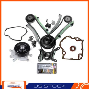 For 99-04 Jeep Cherokee Dodge 4.7L Timing Chain Cover Gasket Kit Water Pump JTEC - Imagen 1 de 15