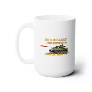 Taza Blanca - Ejército - Segunda Guerra Mundial - M18 HellCat - Destructor de Tanques - Imagen 1 de 2