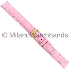 13mm Ross-Simons Genuine Alligator Pink Stitched Ladies Watch Band