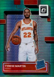 2022-23 Panini Donruss Optic Green Hyper Prizm Tyrese Martin #234 Rated RC - Bild 1 von 2