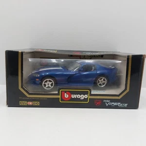 1/18 Burago 3030 Dodge Viper GTS coupé bleu - Foto 1 di 6