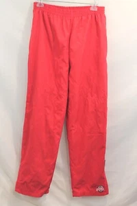 Red Oak Sweatpants Mens Ohio State size L Red Lined Elastic Waist Zip Hem - Picture 1 of 8