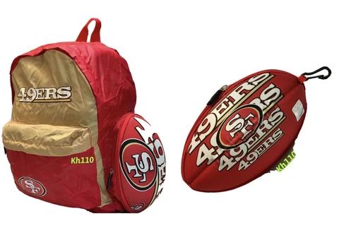 NFL San Francisco 49ers Football Convertible Backpack Cover