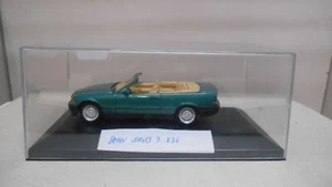BMW E36 SERIE 3 CABRIOLET GREEN 1:43 SOLIDO CAJA NO ORIGINAL - Imagen 1 de 4