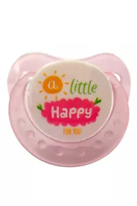 ABDL Schnuller Beruhigungssauger Erwachsene sauger Happy - Pink - Bild 1 von 2