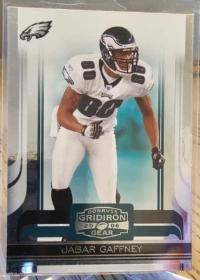 2006 Donruss Gridiron Gear Jabar Gaffney #79 Eagles - Image 1 of 2