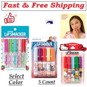 Lip Smacker Liquid Lip Gloss Friendship Pack, 5 Count ,(Select Your Color) - Picture 1 of 13