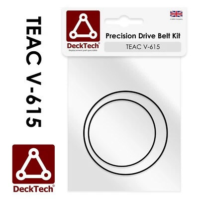 DeckTech™ Ersatzgurte für Teak Kassettenspieler V-615 V615 V 615 - Bild 1 von 3