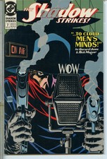 Shadow Strikes 1989 series # 7 very fine comic book