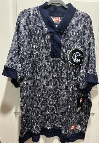 Nike Team Georgetown Hoyas Shirt 2XL XXL NWT Pullover Warmup Jersey Vtg 90s Cover