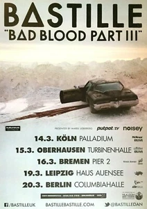 BASTILLE 2 2014 TOUR - orig. Concert Poster - Konzert Plakat - DIN A1 - Picture 1 of 1