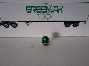 FEDERAL SIGNAL LP2 SER A STREAMLINE INCANDESCENT GREEN LIGHT - USED - FREE SHIP - Picture 1 of 5